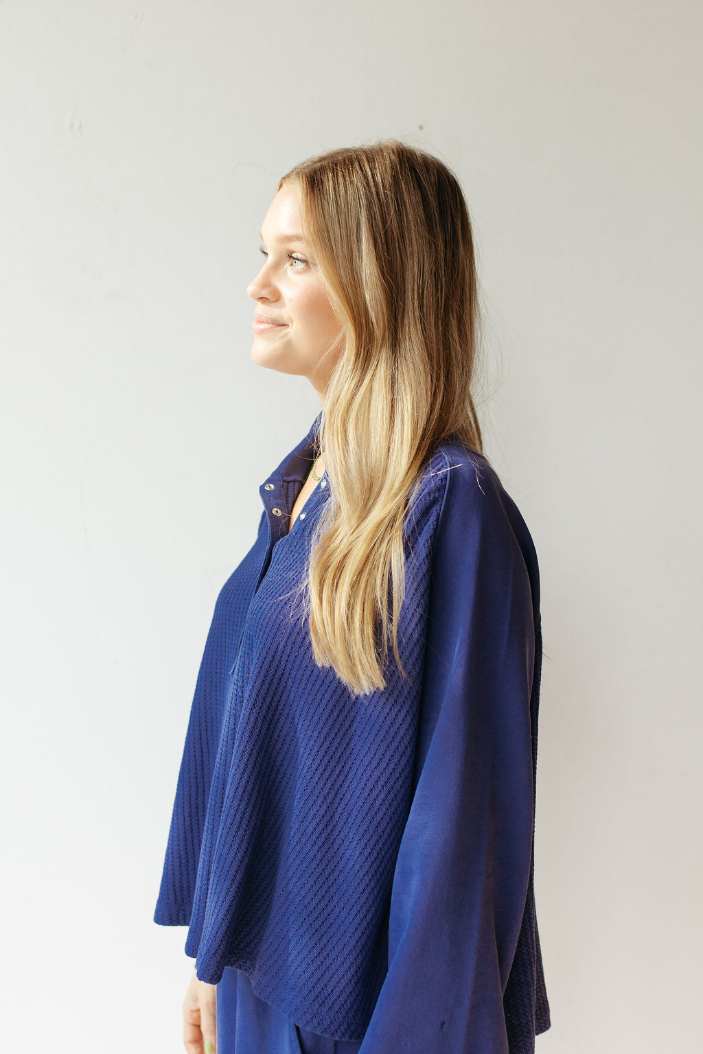 ollie waffle knit long sleeve