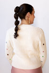 mode, jewels crop sweater