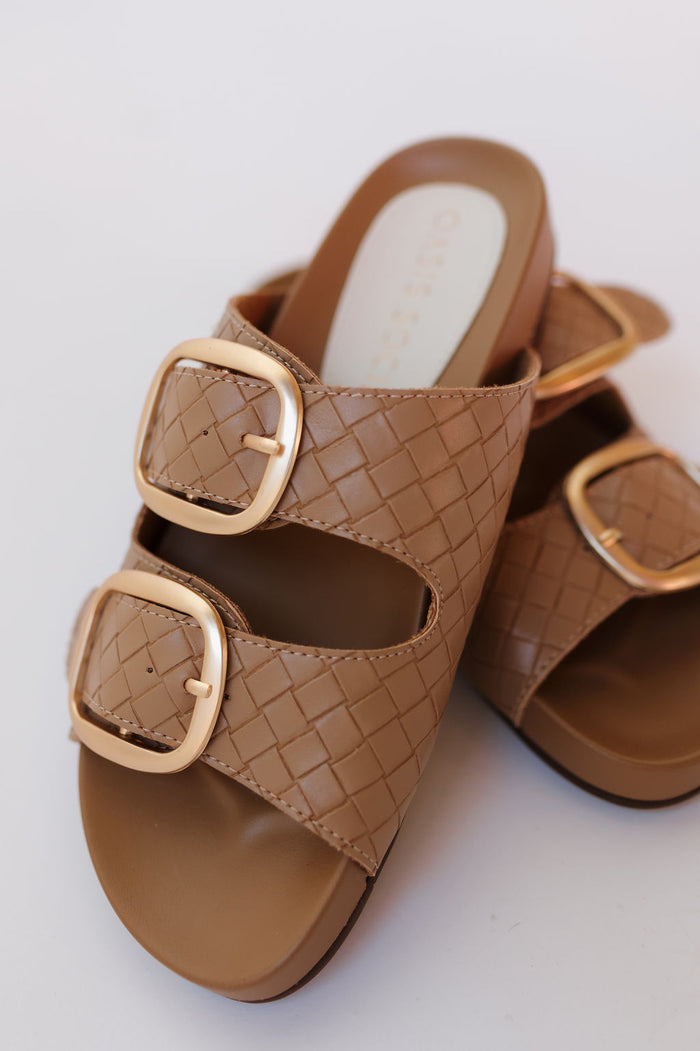 desiree woven slides