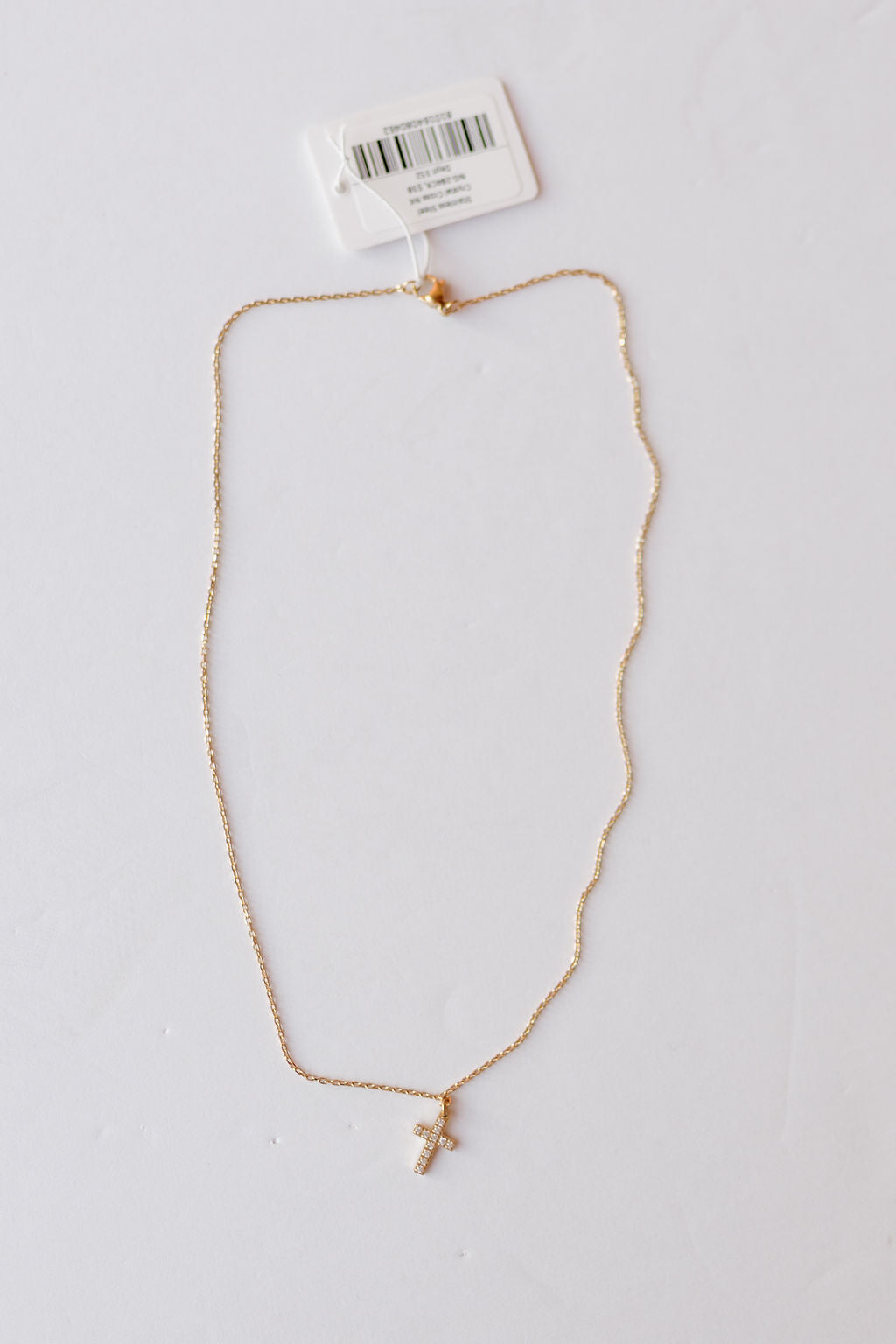 crystal cross necklace