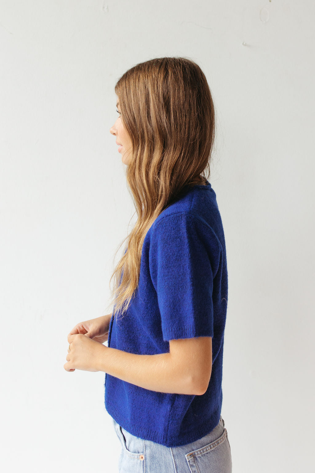 genesis short sleeve cardigan