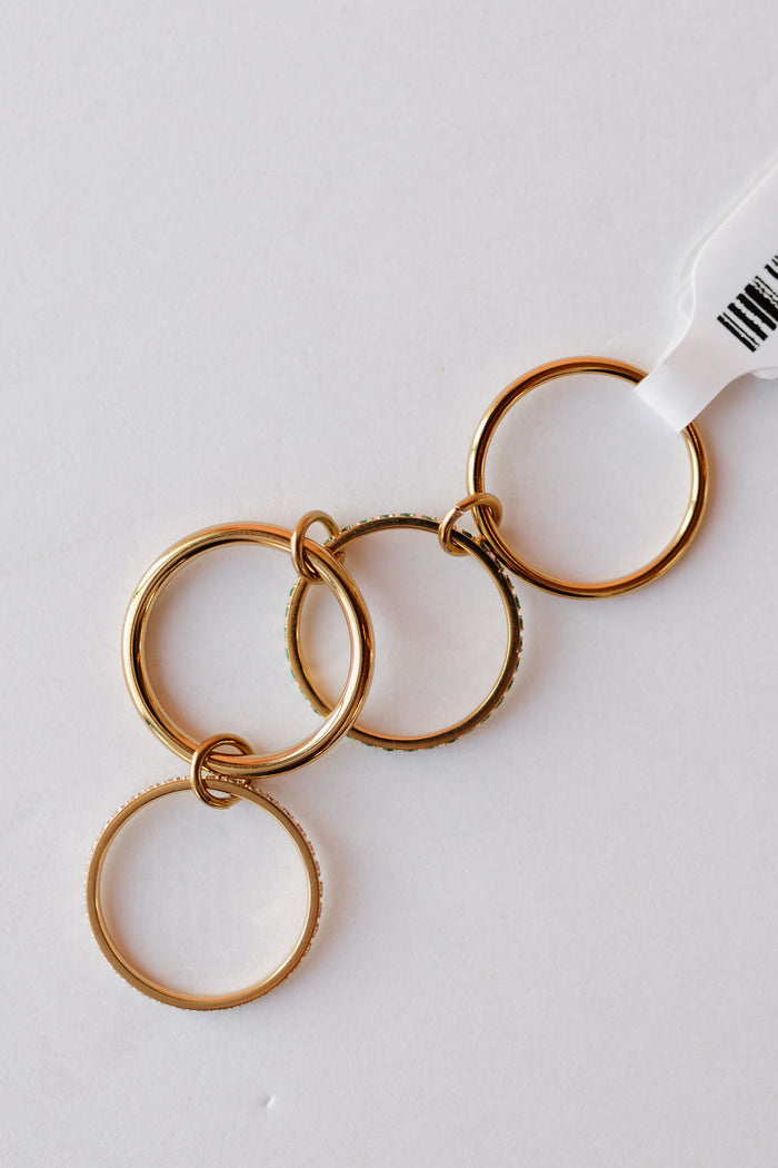 madelyn emerald stacked ring
