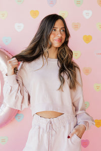 drew cropped sweatshirt