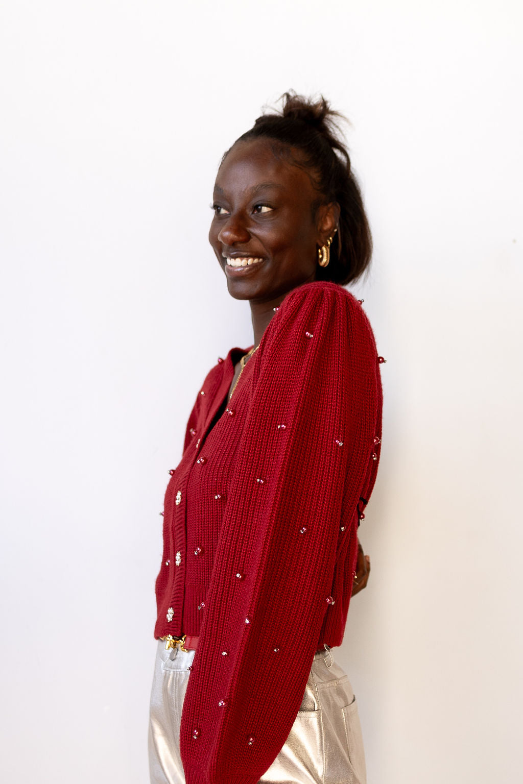 mode, delsie cardigan