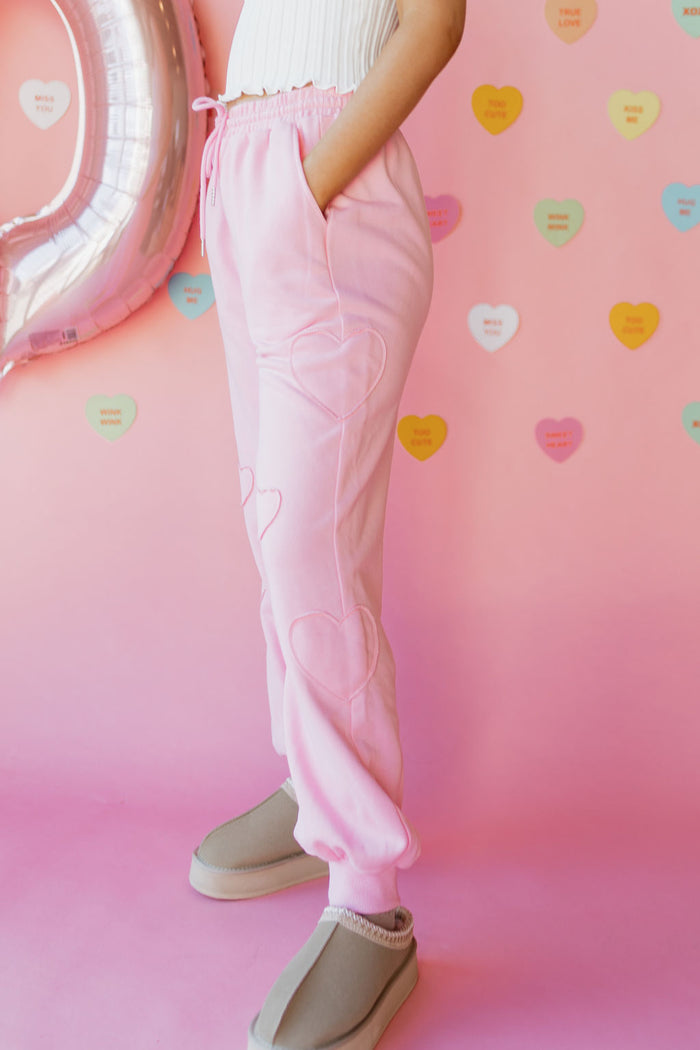 patch my heart joggers