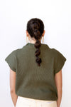 mode, kia cap sleeve sweater