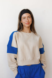 asher cropped sweatshirt