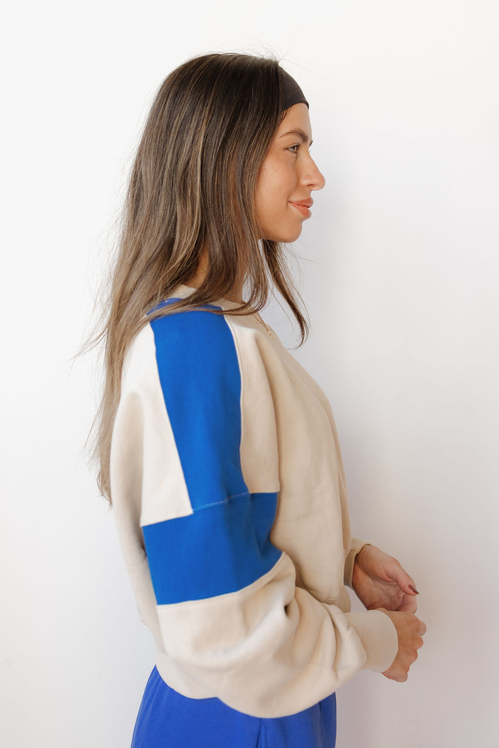 asher cropped sweatshirt