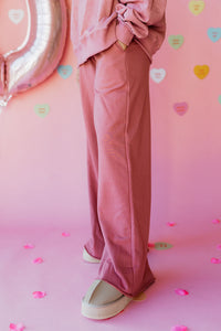 wide leg sweat pants