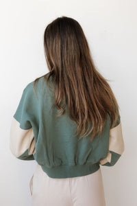 nyna color-block sweatshirt