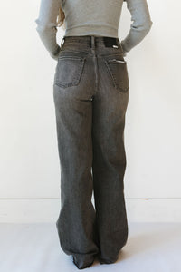 far out high rise wide leg jeans