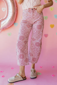 wrapped in paisley barrel jeans