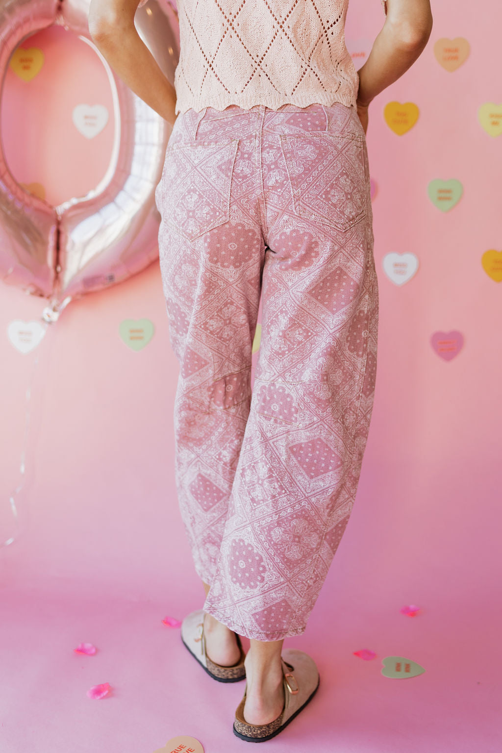 wrapped in paisley barrel jeans