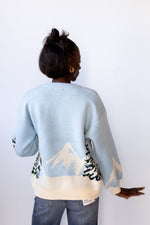 mode, alpine club sweater