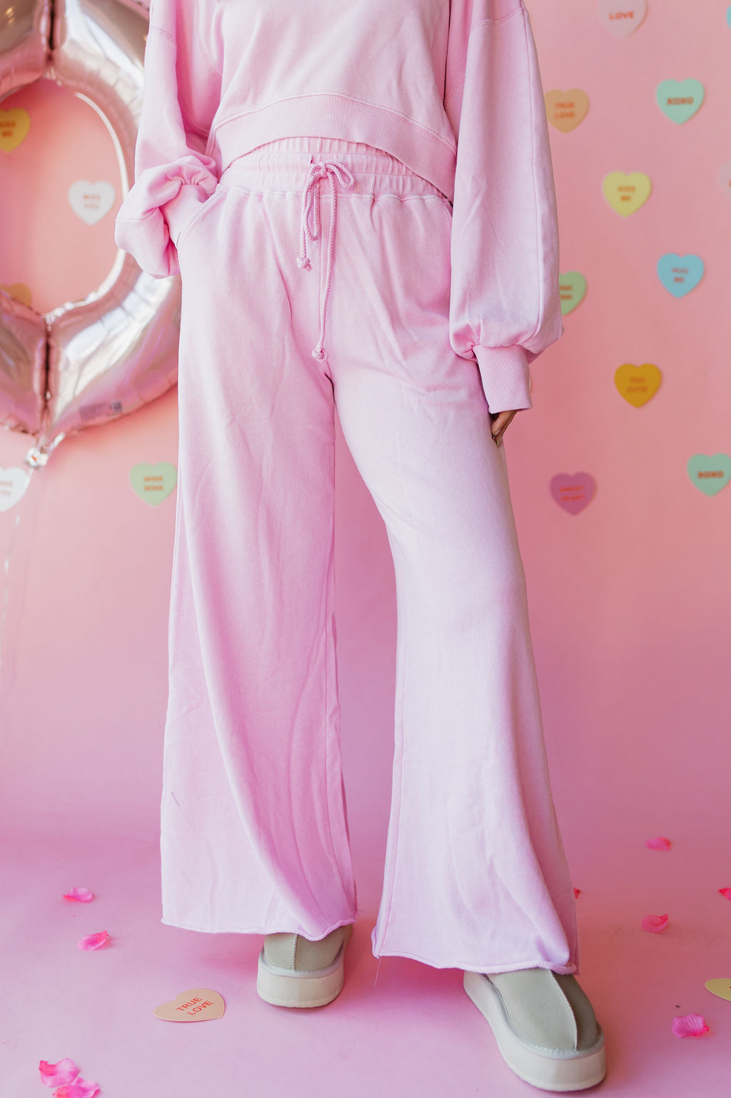 drew wide leg sweatpants