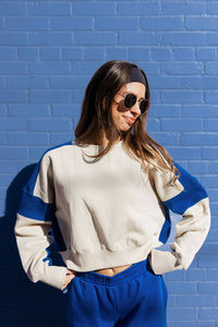 asher cropped sweatshirt