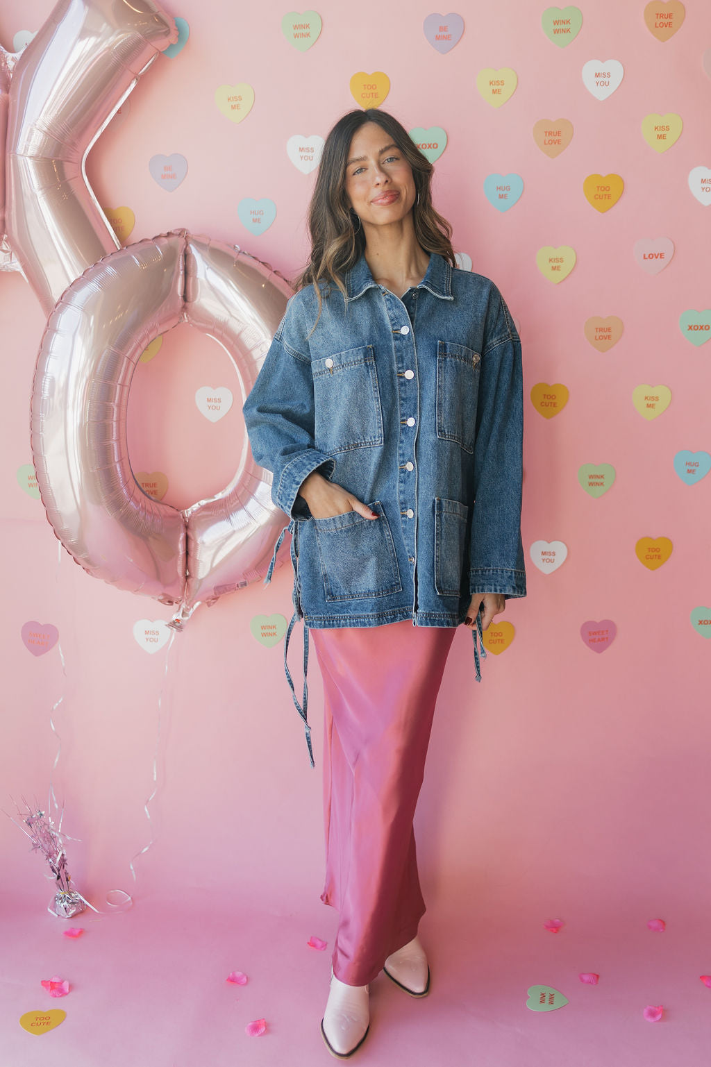 noel satin maxi skirt