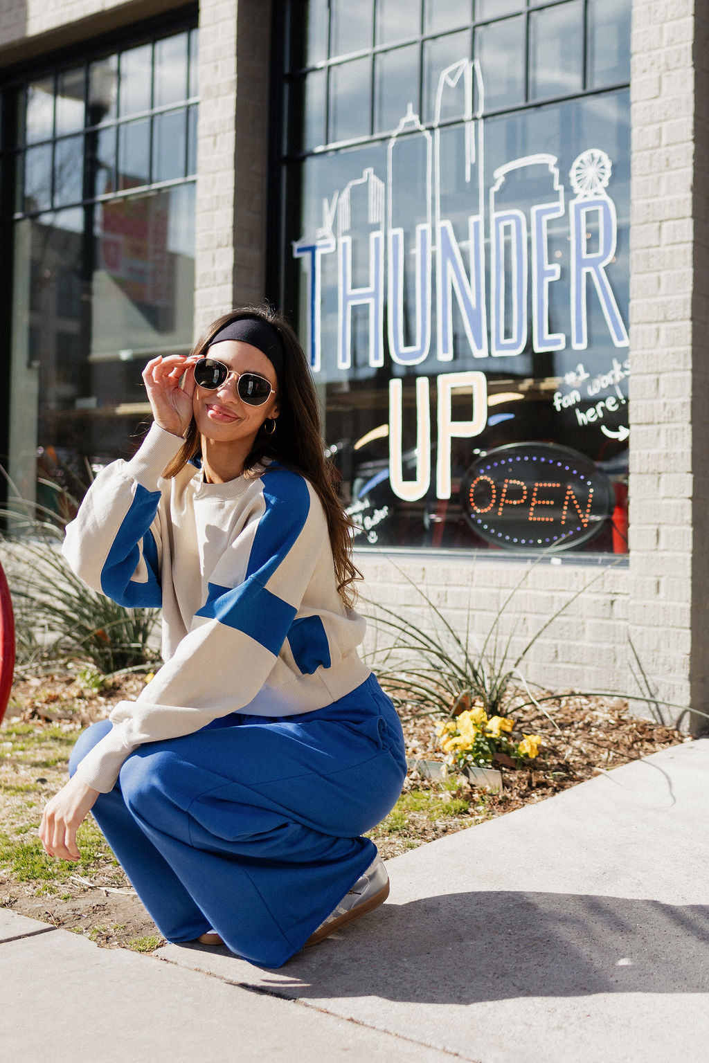 asher cropped sweatshirt