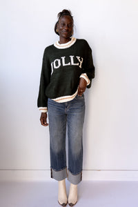 mode, jolly knit sweater