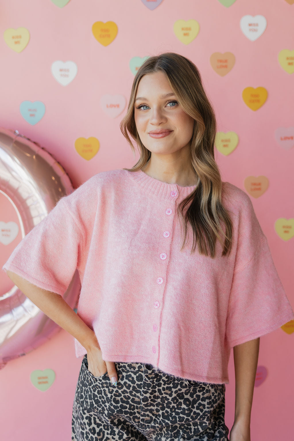 lovely days 3/4 sleeve cardigan