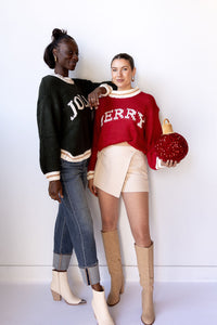 mode, merry knit sweater