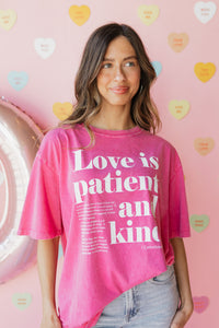 love is patient, love is kind tee