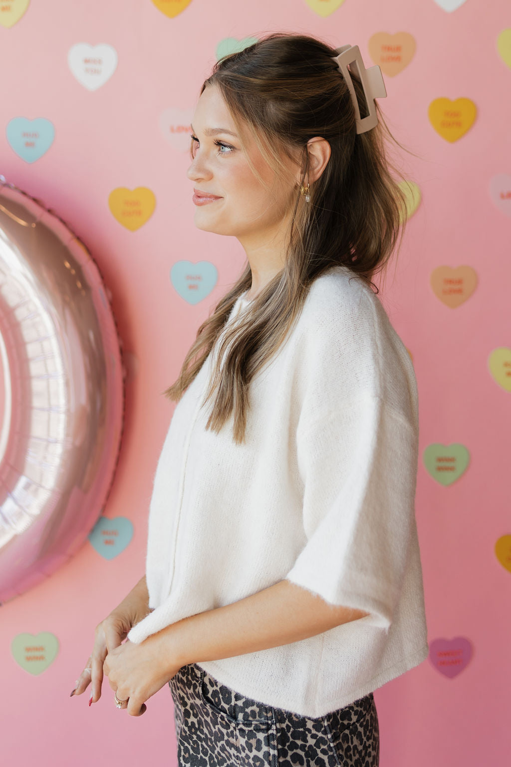 lovely days 3/4 sleeve cardigan