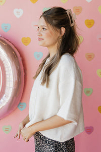 lovely days 3/4 sleeve cardigan