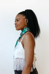 carlie fringe top