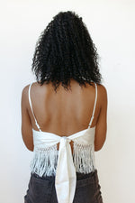 carlie fringe top