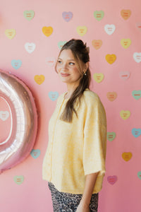 lovely days 3/4 sleeve cardigan