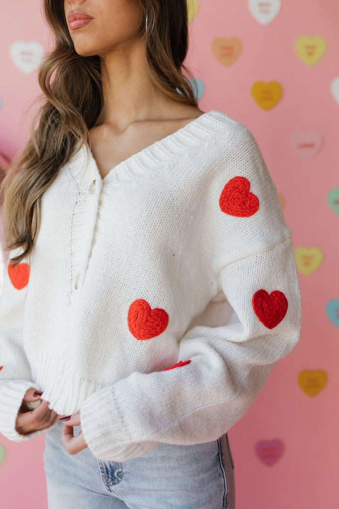 lovebug knit cardigan
