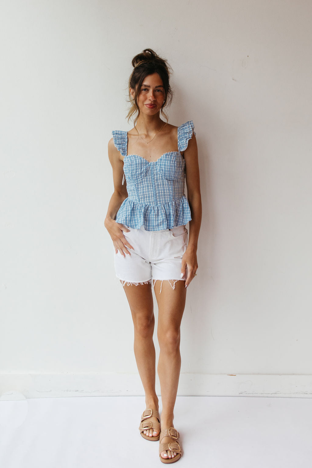 baylin eyelet top