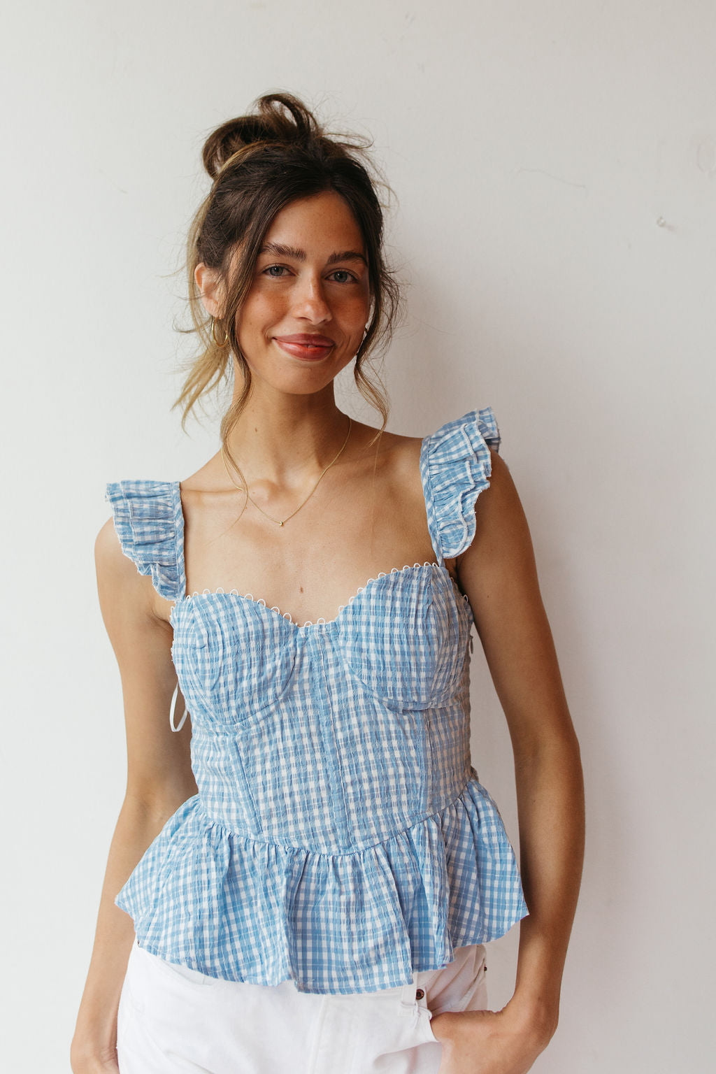 baylin eyelet top