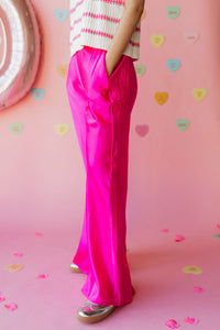 castille satin pants