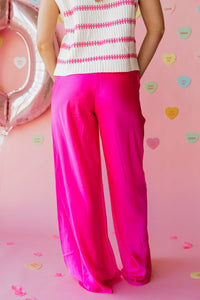 castille satin pants