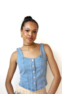 miley demin vest