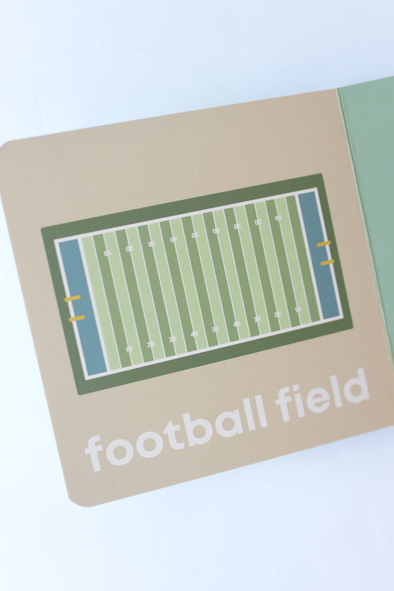 mode, football baby book
