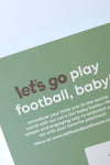 mode, football baby book