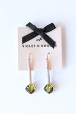 mode, brooke crystal drop earrings