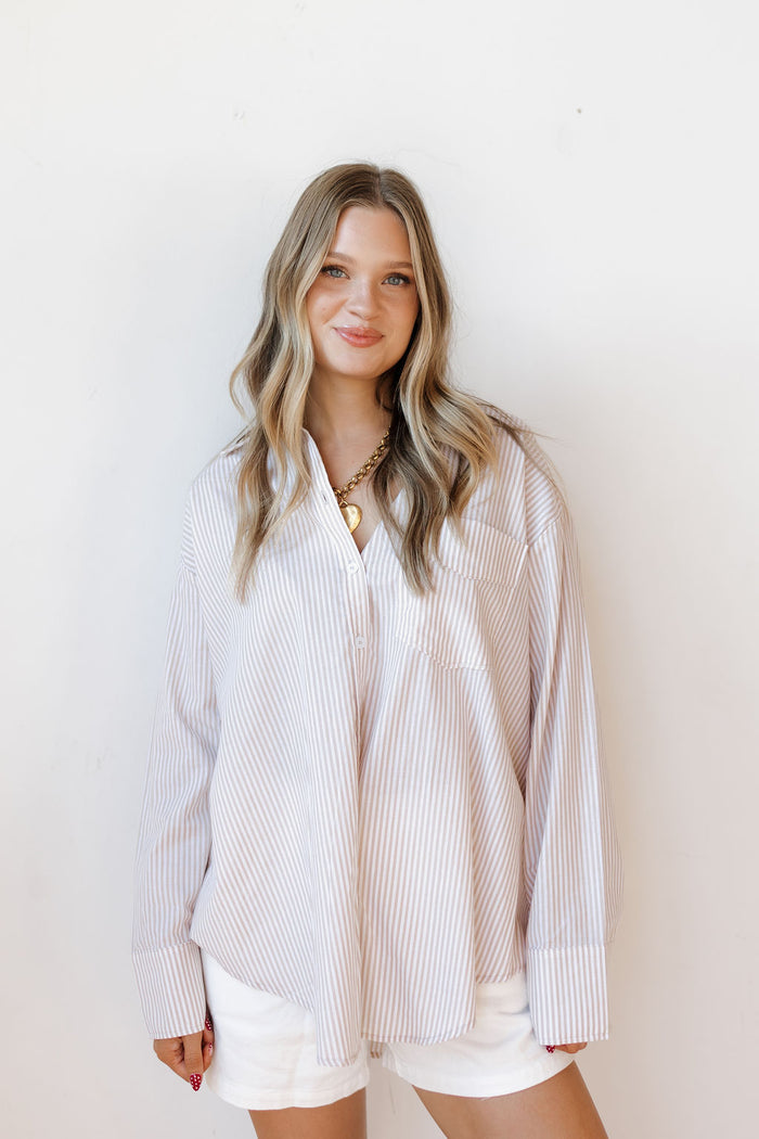 jillian button down