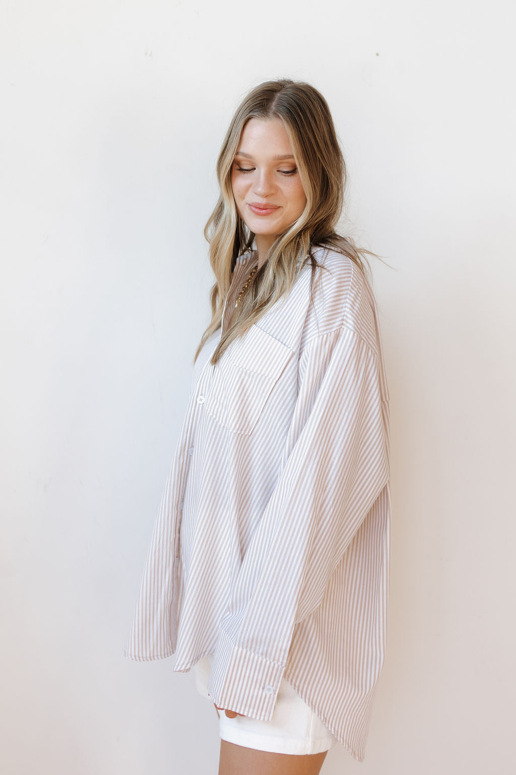 jillian button down
