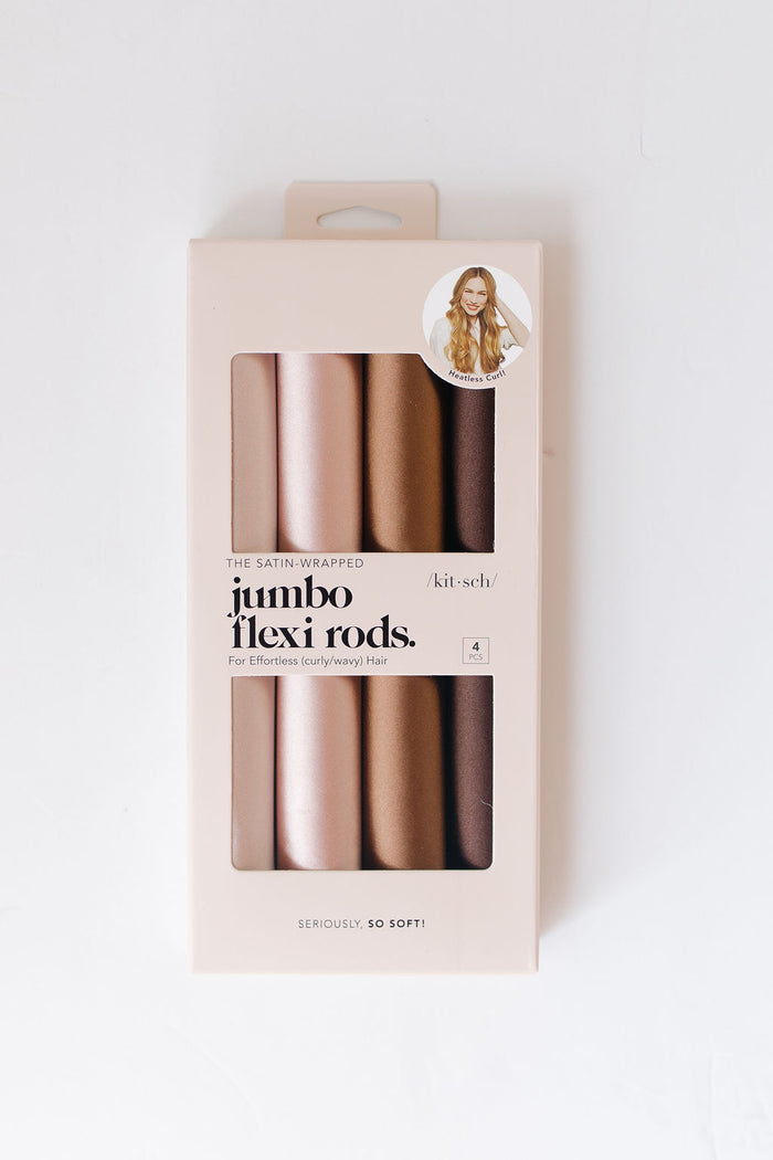 satin jumbo flex rods 4pc- rosewood