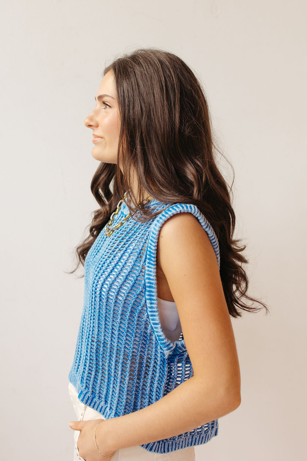 shayna knitted tank