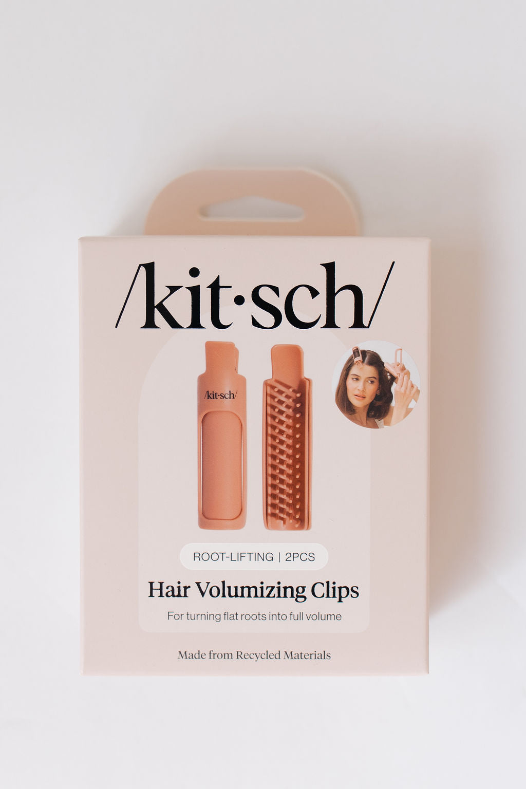 hair volumizing clips - terracotta