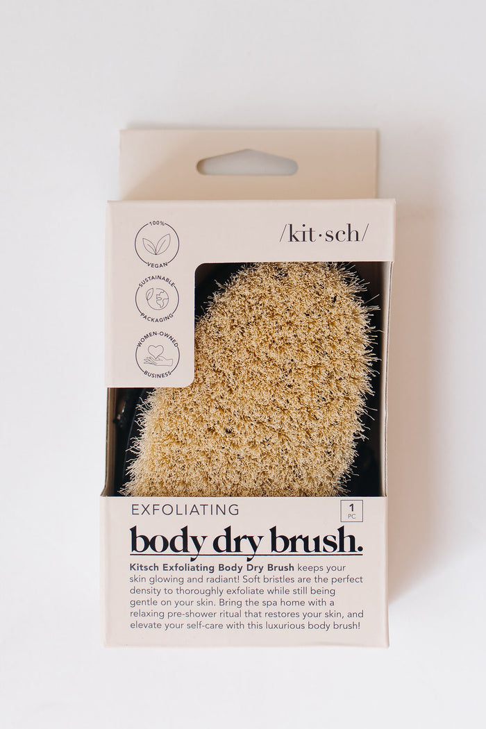 exfoliating body dry brush