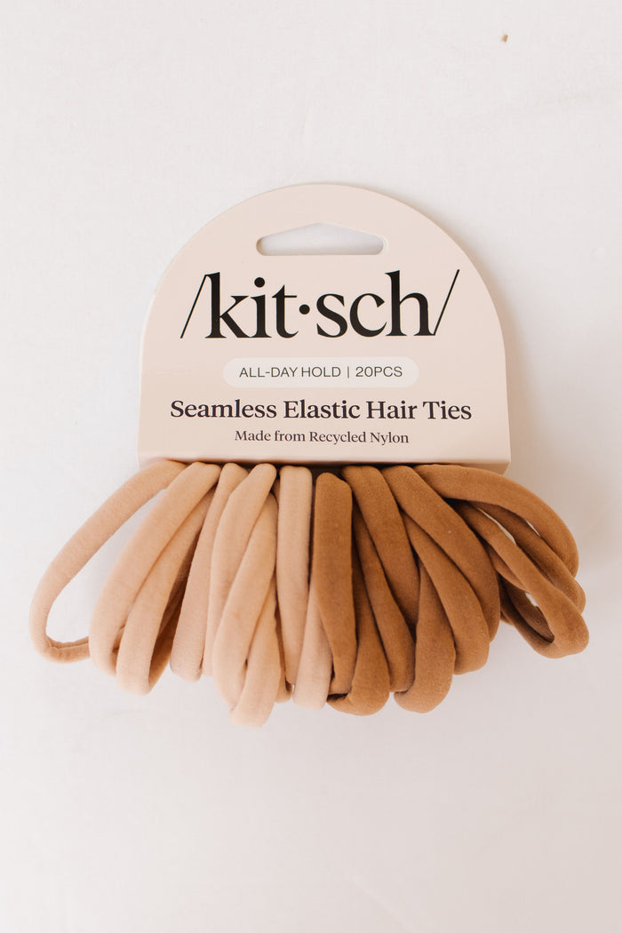 eco-friendly nylon elastics 20pc set - blush