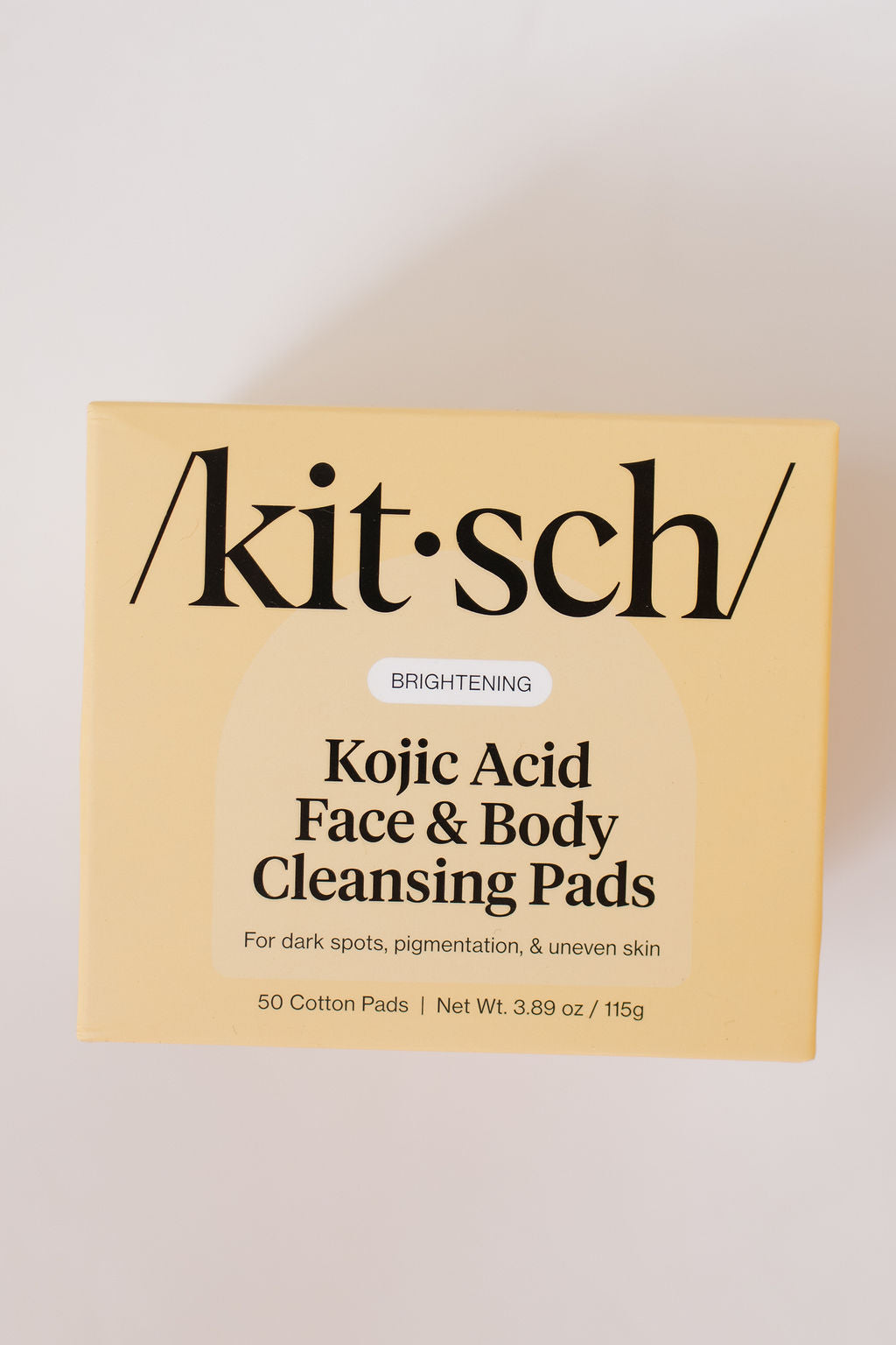 kojic acid face & body cleansing pads