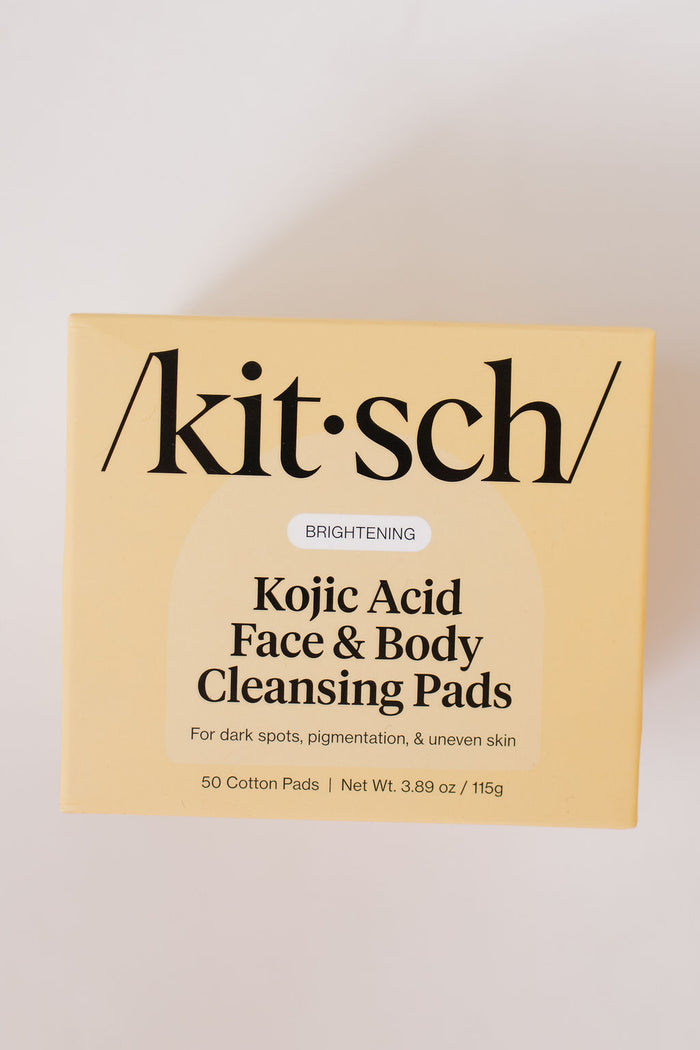 kojic acid face & body cleansing pads