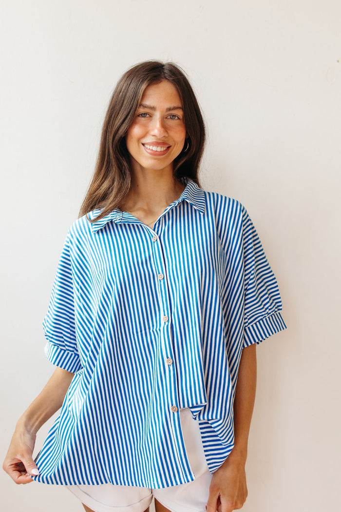 cora short sleeve button up